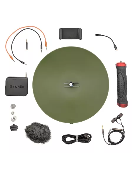 BirdMic PRO Pack - Parabolisches Mikrofon PRIMO EM272Z1 mit Audio-Interface