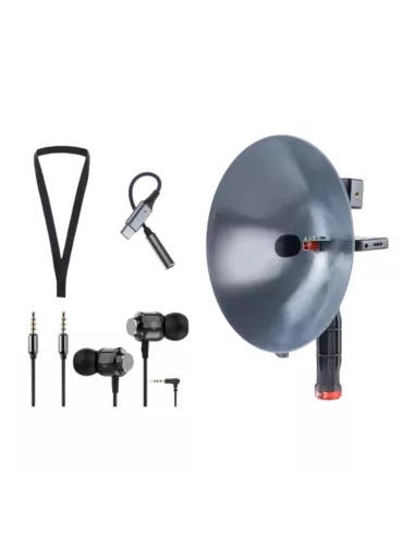 Pack BIRDMIC ONE - Parabolic microphone with audio interface