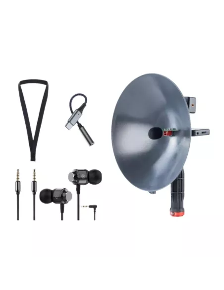 Pack BIRDMIC ONE - Parabolic microphone with audio interface