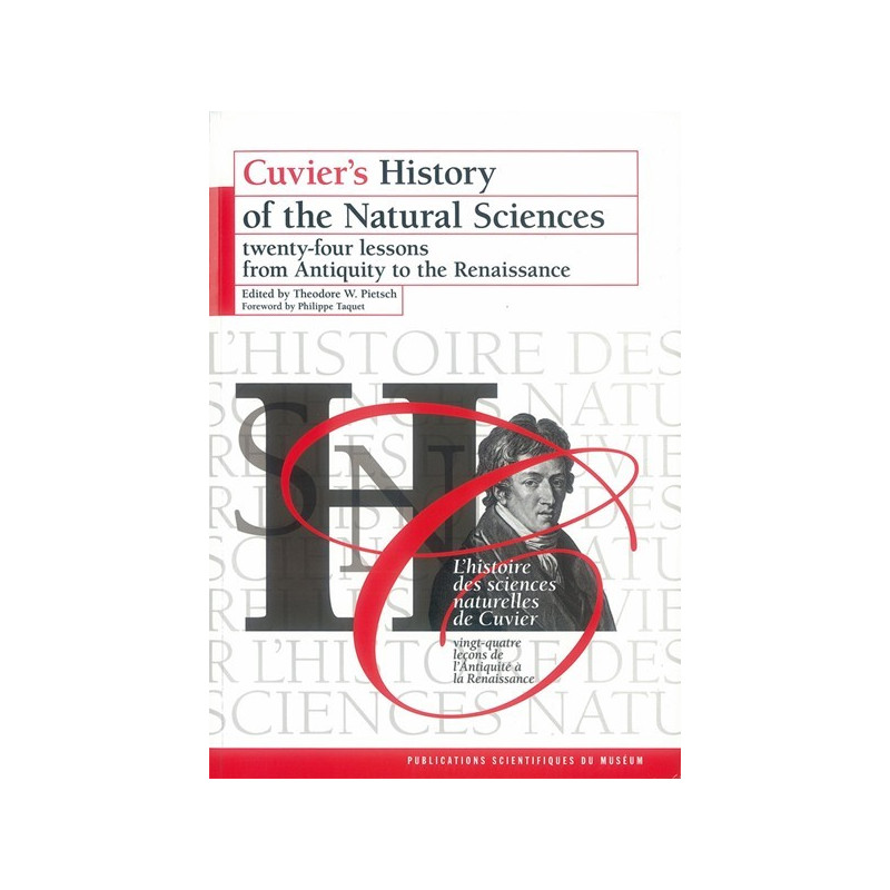 L'histoire des sciences naturelles de Cuvier - 24 leçons de l'antiquité à la renaissance