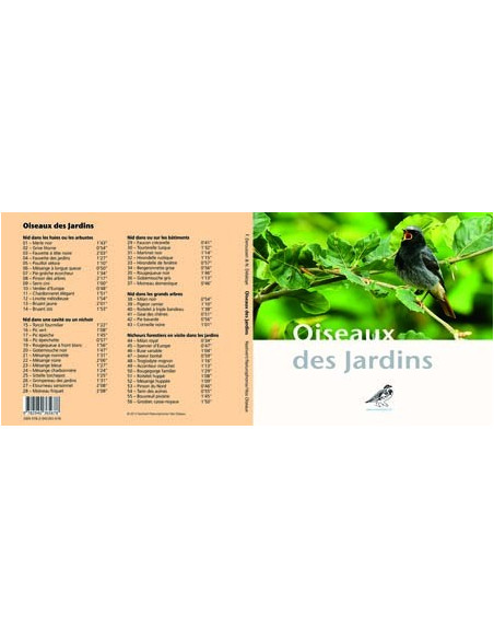 Guide sonore (CD) Oiseaux des jardins