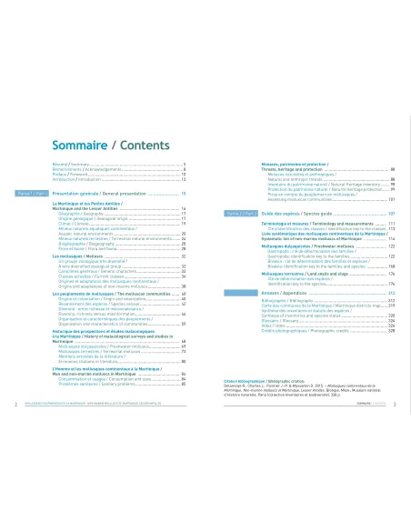 Mollusques continentaux de la Martinique / Non-Marine Mollucs of Martinique, Lesser Antilles