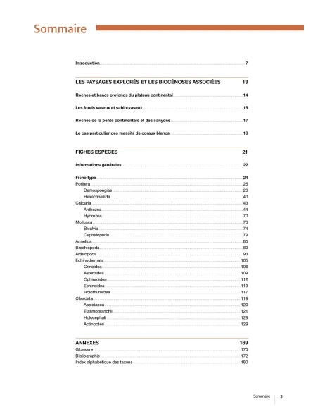 Guide de la faune profonde de la mer Méditerranée - Explorations des roches et canyons sous-marins des côtes Françaises