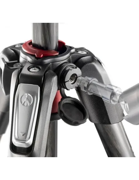 Kit trépied Manfrotto - 4 sections en fibre de carbone