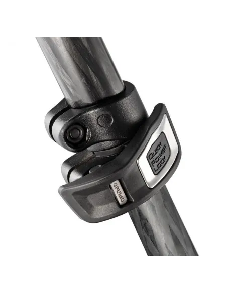 Kit trépied Manfrotto - 4 sections en fibre de carbone