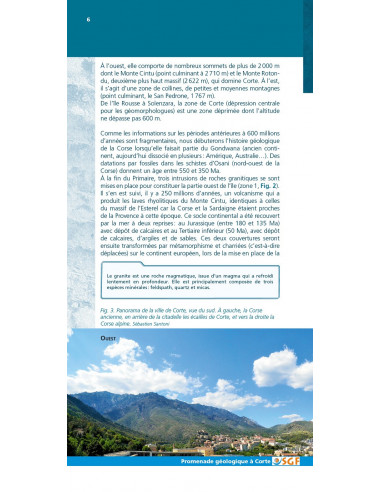 Promenade géologique à Corte