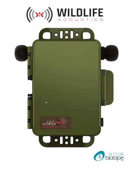 Enregistreur acoustique SM4 Wildlife Acoustics avec 2 micros intégrés
