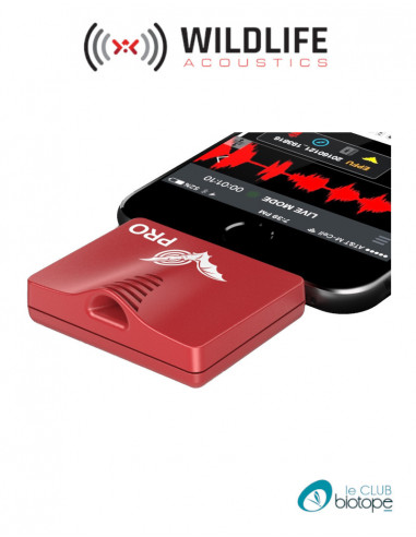 Détecteur Echo Meter Touch 2 PRO (tactile) Wildlife Acoustics (EMT 2 Pro) - Version IOS ou Android (USB-C)