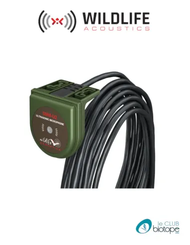 Micrófono ultrasónico SMM-U2 Wildlife Acoustics para SM3BAT y SM4BAT + cable de 5M