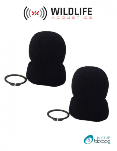 Set of 2 Replacement foam for smx-us microphone SM2 Wildlife
