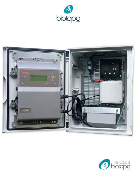 Coffret autonome IP66 pour SM3BAT et SM4BAT - 12V avec panneau solaire et support