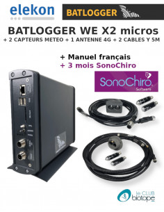 BATLOGGER WE X2 MICROS + 3...