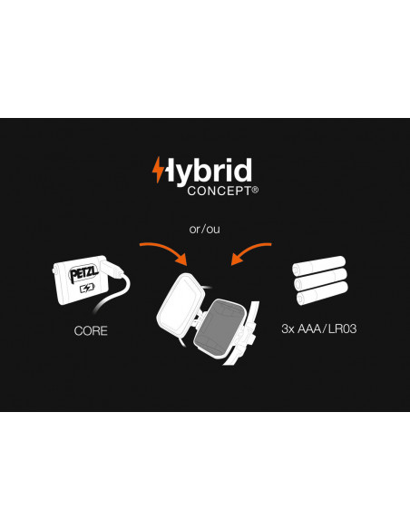 Lampe frontale Petzl IKO CORE - 500 lumens