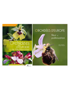 Pack Orchidées d'Europe & de Méditerranée et Orchidées d'Europe - Fleurs et Pollinisation