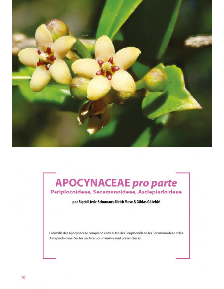 Flore de la Nouvelle-Calédonie, Volume  27 - Apocynaceae p.p., Phellinaceae, Capparaceae