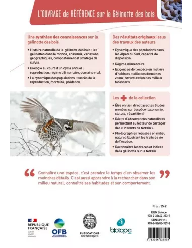 La Gélinotte des bois