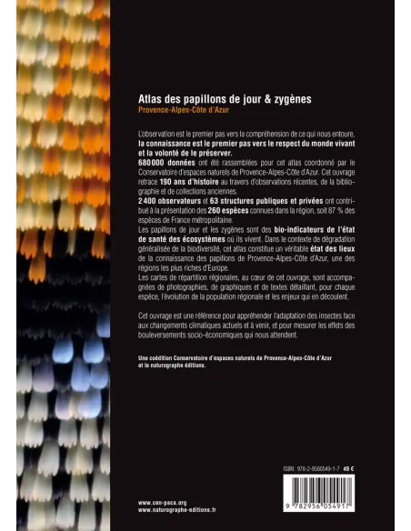 Atlas des papillons de jour & zygènes - Provence-Alpes Côte d'Azur