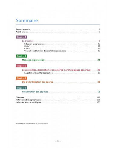 Les Orchidées de Guyane