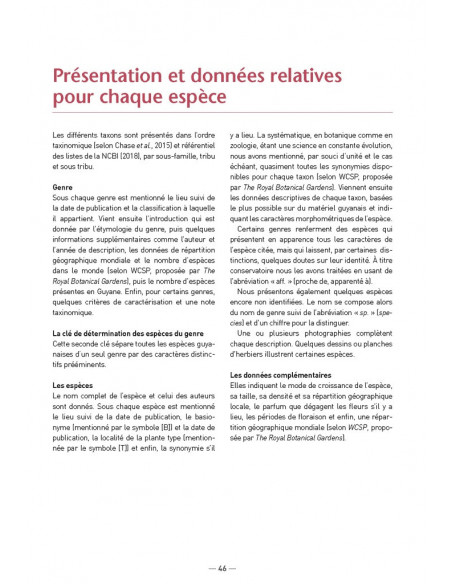 Les Orchidées de Guyane