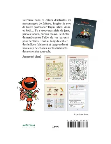 Cahier d'activités de Lilidou - Bergère de vers de terre