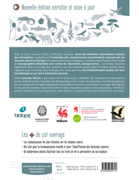 Les Chauves-souris de France, Belgique, Luxembourg et Suisse - 3ème édition