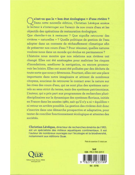 Quelles rivières pour demain ? - Réflexion sur l'écologie et la restauration des cours d'eau