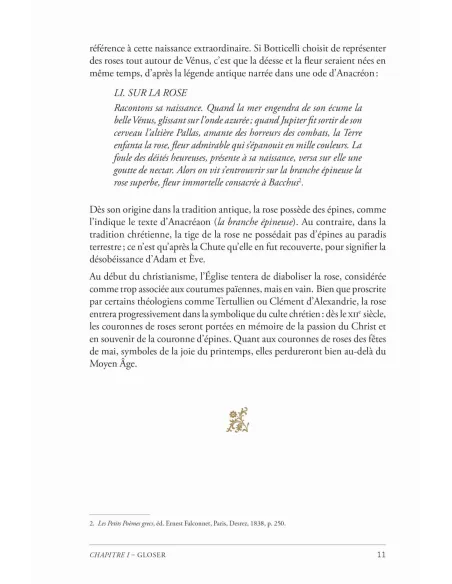 La rose au Moyen Âge - Florilège