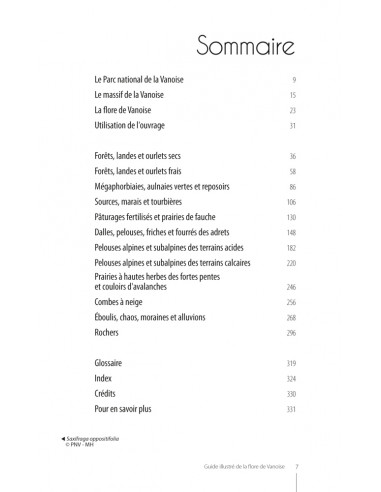 Guide illustré de la Flore de Vanoise