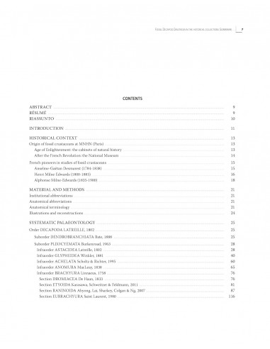 Fossil Decapod Crustacea in the historical collections