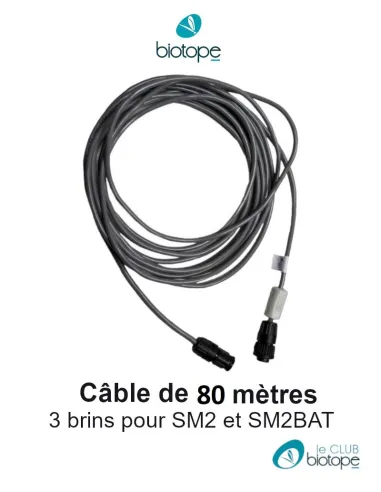 80 meters shielded cable for microphone SM2BAT / SM2 Wildlife