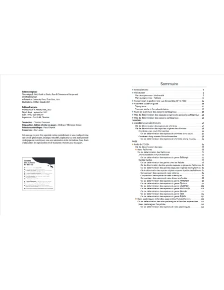 Requins, raies et chimères d'Europe et de Méditerranée