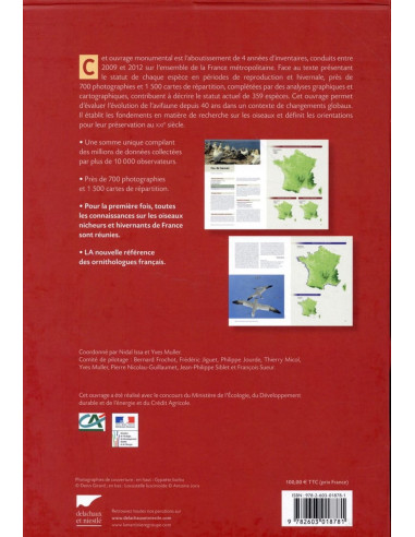 Atlas des oiseaux de France...