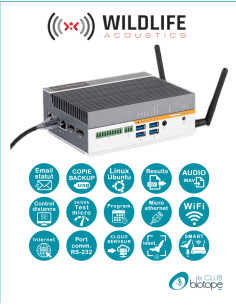 SMART - Bat detection system for real-time monitoring and analysis, with remote access and data transfer