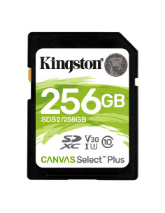 Carte mémoire SDXC Kingston 256 GB classe 10 - Taux de transfert jusqu'à 100 Mo/s