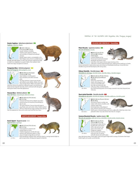 Mammals of the Southern Cone - Argentina, Chile, Paraguay, Uruguay