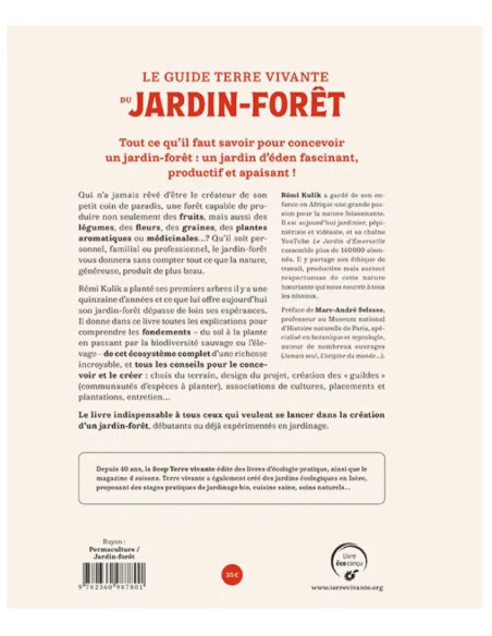 Le Guide Terre vivante du jardin forêt - Le Jardin d’Émerveille