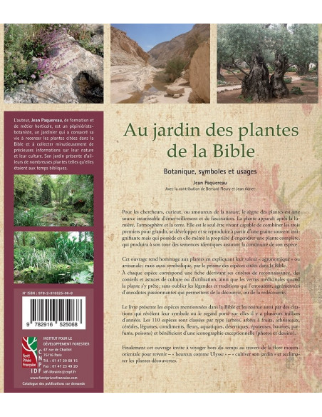 Au jardin des plantes de la Bible - Botanique, symboles et usages