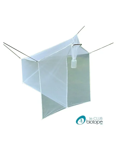 Piège Malaise entomologiste blanc ou noir/blanc H120 X L100 X L150 CM - Avec flacon de récolte de 1 litre