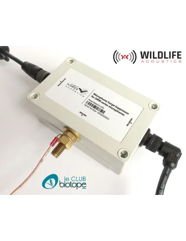 Système de protection contre les surtensions pour SM3/SM4 Wildlife Acoustics