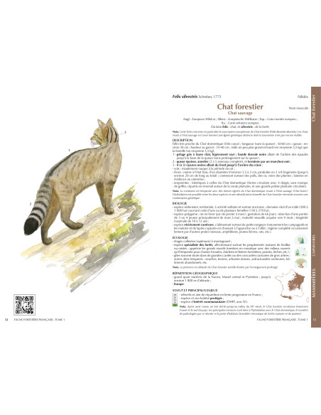 Faune forestière française Tome 1 : Vertébrés