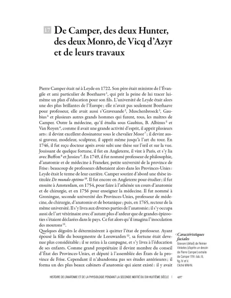 Cuvier's History of the Natural Sciences - the Eighteenth Century