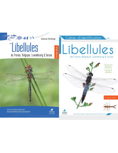 Pack Les libellules de France B,L,S et le Cahier d'identification des libellules France B,L,S