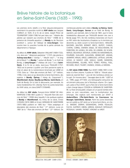 La biodiversité du département de la Seine Saint Denis - Atlas de la flore sauvage