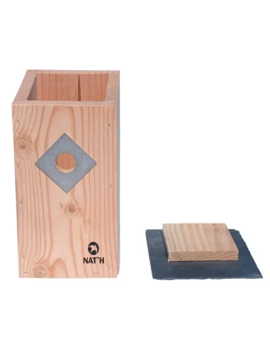 Nichoir en bois pour mésange charbonnière