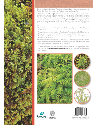 Les Bryophytes de France - Tome 2 - Pleurocarpes et Sphagnales