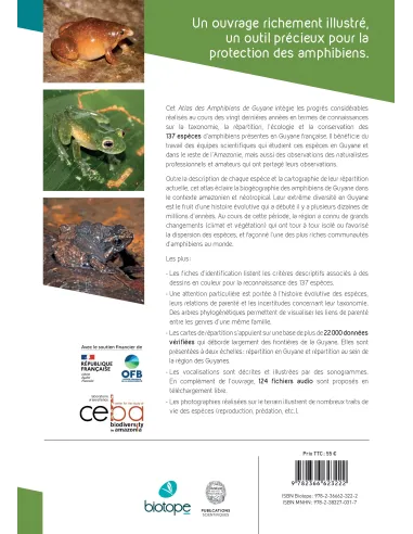 Atlas des amphibiens de Guyane