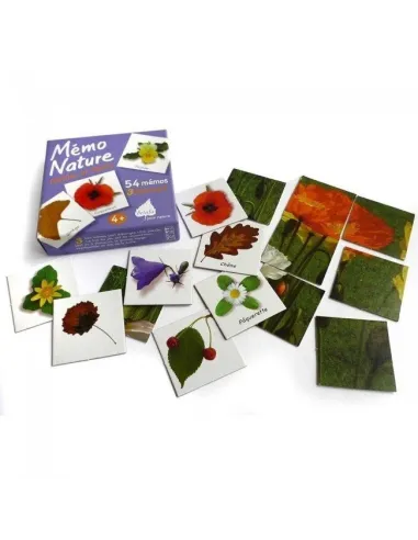 Jeu nature Betula - Mémo Nature Feuilles et fleurs