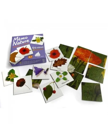 Jeu nature Betula - Mémo Nature Feuilles et fleurs