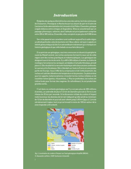 Balade géologique à Chassenon, Pressignac et Rochechouart