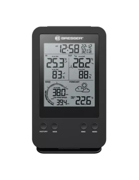 Station météorologique Bresser avec anémomètre - 3 en 1